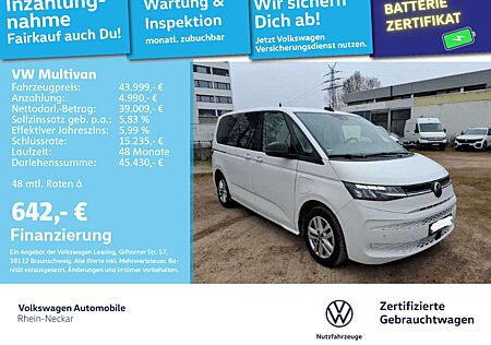 VW T7 Multivan Volkswagen 1.4 TSI eHybrid Life 7-Sitzer Navi R