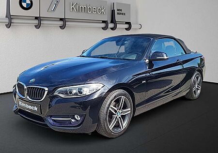 BMW 218 i Cabrio Sport Line Lenkhzg Komfortzugang PDC