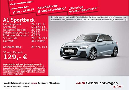 Audi A1 30 TFSI S tronic advanced SONOS/Nav