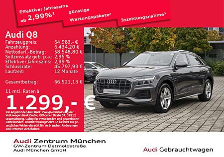 Audi Q8 55 TFSI e qu. Luftfed/AHK/Kamera/ACC