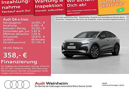 Audi Q4 e-tron 50 2x S-Line Panoramadach uvm
