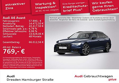 Audi A6 Design S line 50 TDI quattro 210(286) k