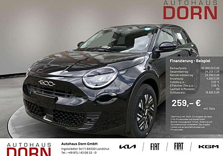 Fiat 600 E Red 54 kWh PDC LED Klimaautomatik