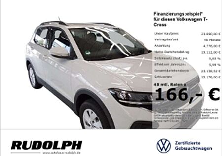 VW T-Cross Volkswagen Life 1.0 TSI 5-Gang LED ACC Navi SHZ Klima PDCv+h