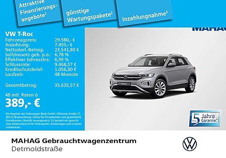 VW T-Roc Volkswagen 1.5 TSI Style AHK LED+ Navi ParkAssist Re