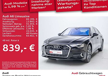 Audi A6 55 TFSI S-TRO**QUA*MATRIX*HUD*RFK**