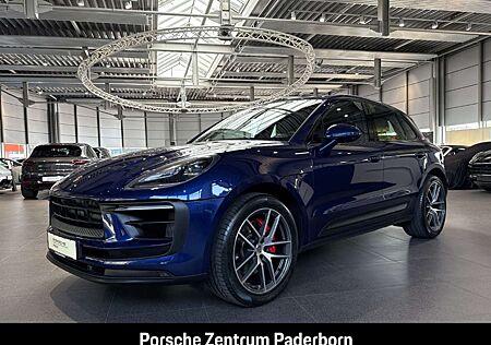 Porsche Macan S Enzianblau Luftfederung Rückfahrkamera