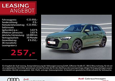 Audi A1 Sportback 30 TFSI LED virtual NAVI Advanced
