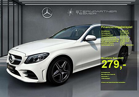 Mercedes-Benz C 220 d T AMG+MBEAM+PANO+AHK+SzHz+EASY-P.+AMBIEN