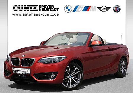 BMW 218 i Cabrio Sport Line HK HiFi DAB LED WLAN RFK