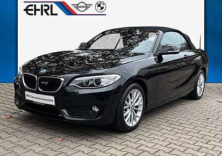 BMW 218 i Cabrio Advantage Aut. Navi Shzg.