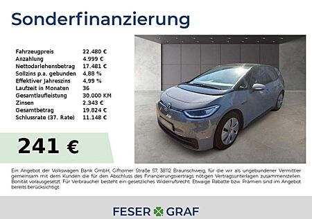 VW ID.3 Volkswagen Pro 62 kWh 150 kW ACC SHZ Kamera Matrix