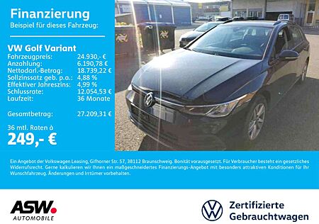 VW Golf Variant Volkswagen Life 2.0TDI DSG LED Navi ACC VC SHZ