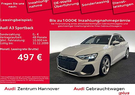 Audi A3 35 TFSI S line AHK SONOS Kamera Nav