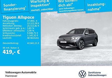 VW Tiguan Allspace Volkswagen 2.0 TDI DSG R-Line 7-Sitzer AHK
