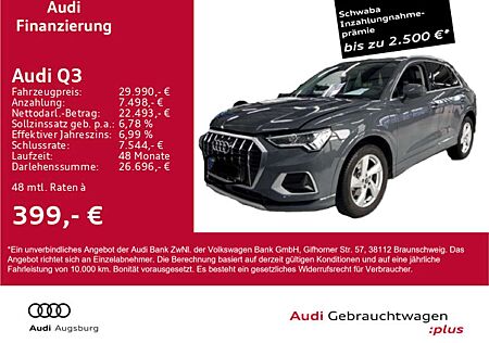 Audi Q3 advanced 35 TDI S tr. LED*VIRTUAL*NAV*KAM*18"