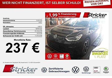 VW ID.3 Volkswagen Style 110/45 237,-ohne Anzahlung IQ.Light ACC Kam