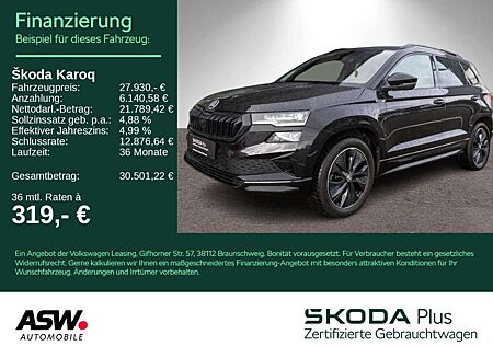 Skoda Karoq Sportline 2.0 TDI DSG LED Navi PDC ACC AHK