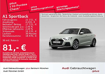 Audi A1 25 TFSI S tronic advanced Virtual/P