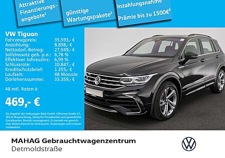 VW Tiguan Volkswagen 2.0 TDI 4 Mot R-Line AHK LED Navi Pano Re