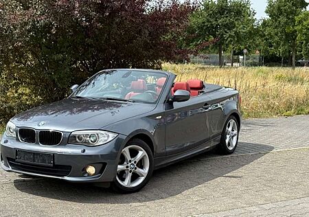 BMW 118 d Cabrio*LEDER ROT*NAVI*SPORT*83TKM*TOP GEPFL