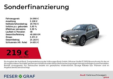 Audi A1 allstreet 30 TFSI S tronic LED+/CarPlay/SHZ/PhoneB