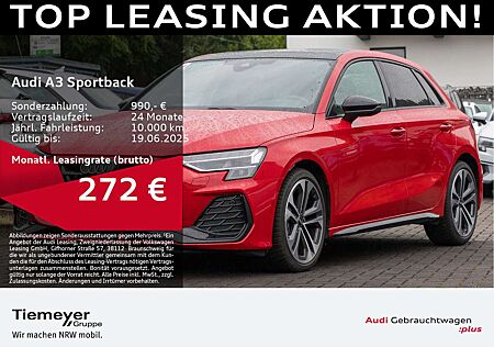Audi A3 35 TFSI S LINE HuD PANO SONOS LEDER