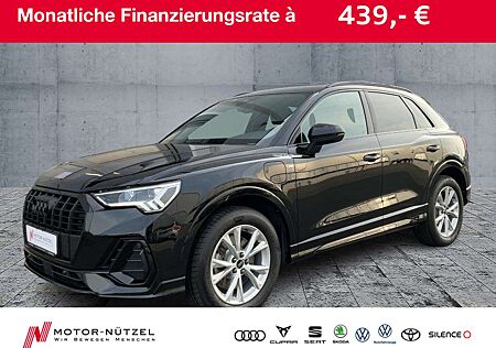 Audi Q3 45 TFSI e S-TR 2xS-LINE LED+NAVI+AHK+SHZ+DAB