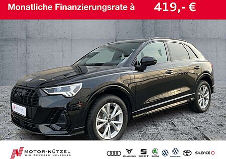 Audi Q3 45 TFSI e S-TR 2xS-LINE LED+NAVI+AHK+SHZ+DAB