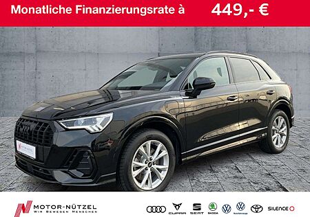Audi Q3 45 TFSI e S-TR 2xS-LINE LED+NAVI+AHK+SHZ+DAB