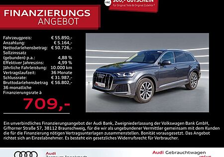 Audi Q7 gebraucht kaufen Audi Q7 50 TDI qu S line STHZG Luft AHK Head-up 20"