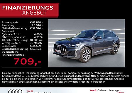 Audi Q7 50 TDI qu S line STHZG Luft AHK Head-up 20"
