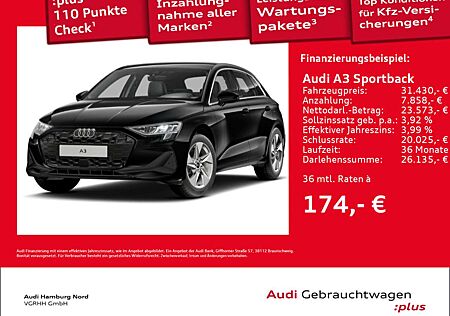 Audi A3 30 TFSI S tronic Sound Navi Keyless
