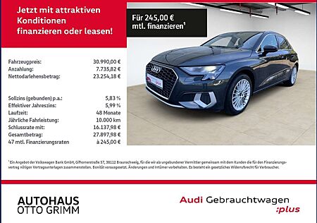 Audi A3 Sportback 35 TFSI advanced KLIMA LED