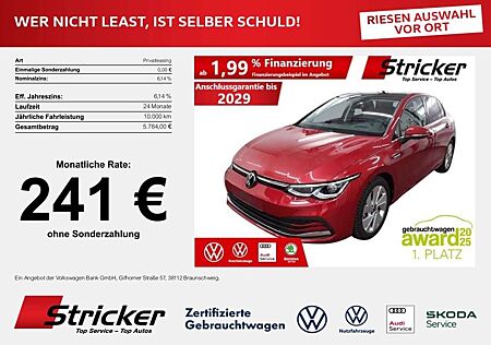 VW Golf Volkswagen Style 2.0TDI DSG 241,-ohne Anzahlung AHK Pano