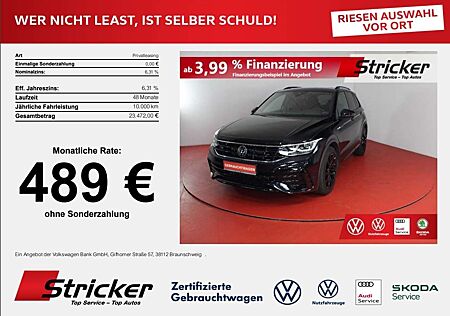 VW Tiguan Volkswagen R-Line Black Style 2.0TDI DSG 4M 489,-ohne Anzahl