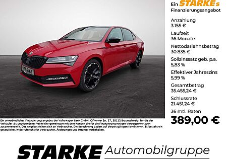 Skoda Superb 2.0 TDI DSG Sportline ACC NAVI DCC