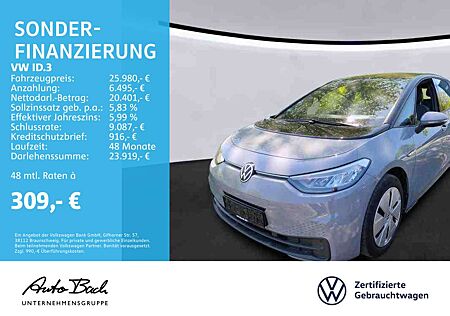 VW ID.3 Volkswagen Pro Performance Automatik LED Climatronic E