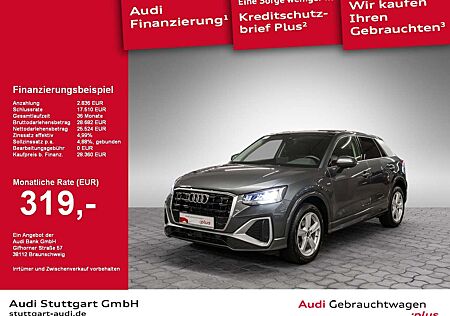 Audi Q2 35 TFSI S line Leder AHK Pano SONOS Kamera