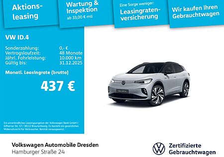VW ID.4 Volkswagen GTX 4M IQ.LIGHT AHK HUD AREA PANO HARMAN
