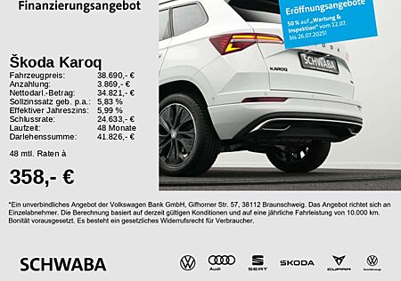 Skoda Karoq Sportline 2.0 TSI DSG 4x4 *ACC*AHK*LED*18*