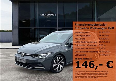 VW Golf Volkswagen VIII Style 2.0 TDI Navi AHK Rückfahrkamera Sitzhei