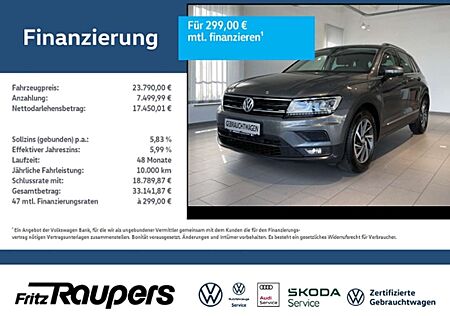 VW Tiguan Volkswagen 1.4 TSI DSG Sound +AHK+360°+ALLWETTER