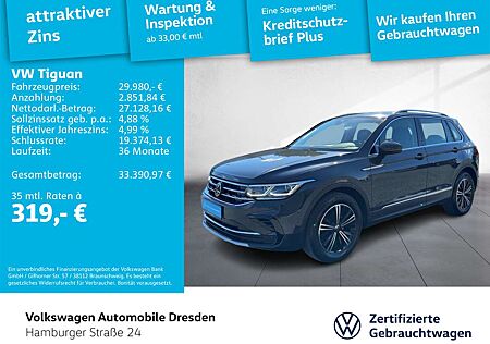 VW Tiguan Volkswagen Elegance 2.0 TDI DSG LED AHZV APP KAMERA