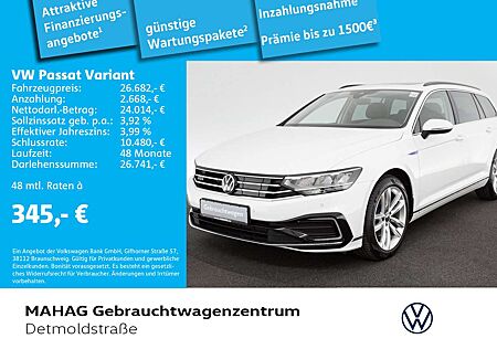 VW Passat Variant Volkswagen GTE 1.4 eHybrid AHK Navi LED Stan
