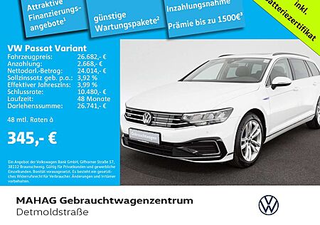 VW Passat Variant Volkswagen GTE 1.4 eHybrid AHK Navi LED Stan