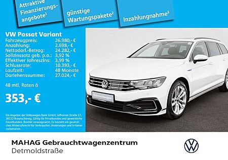 VW Passat Variant Volkswagen GTE 1.4 eHybrid AHK Navi LED Stan