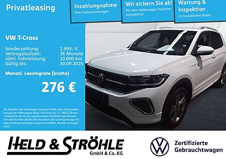 VW T-Cross Volkswagen R-Line 1.5 TSI DSG ACC AHK LED NAVI RFK
