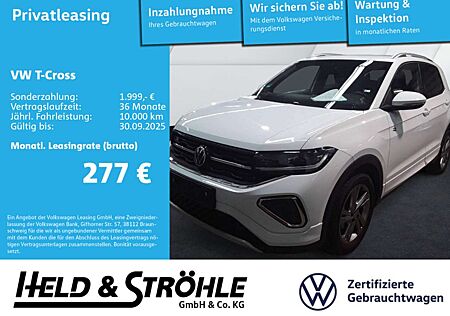 VW T-Cross Volkswagen R-Line 1.5 TSI DSG ACC AHK LED NAVI RFK