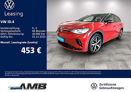 VW ID.4 Volkswagen GTX 77kWh/AHK/Matrix/Wärmepumpe/01.30Garant